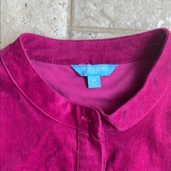 Draper James Fuchsia Long Sleeve Dress - Picture 4 of 5